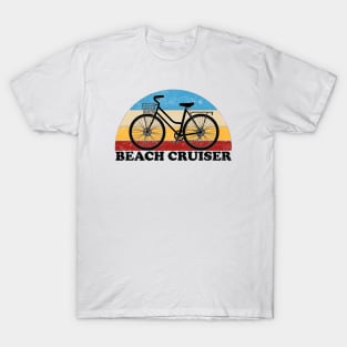 Beach Cruiser Bike Vintage Colors T-Shirt